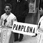 Capuchinos -Escolanía -1964 en el concurso de niños cantores de Loreto